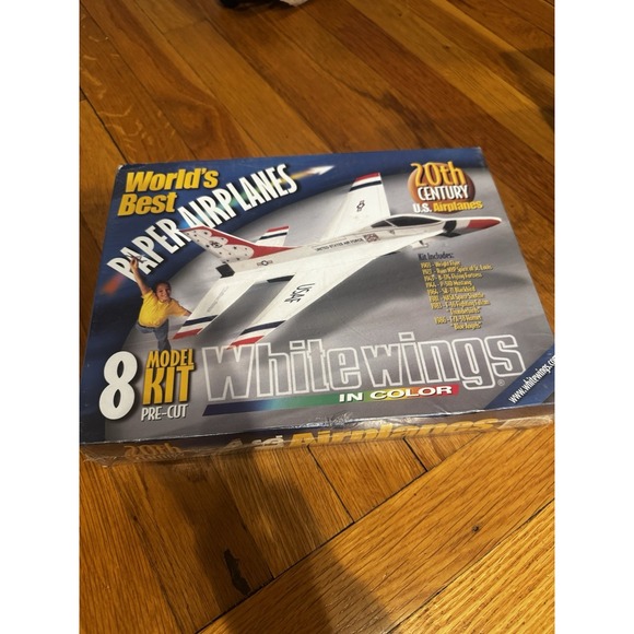 whiteWings Other - White Wings 20th Century U.S. Airplanes World's Best 8 Model Kit 1999 Very Rare